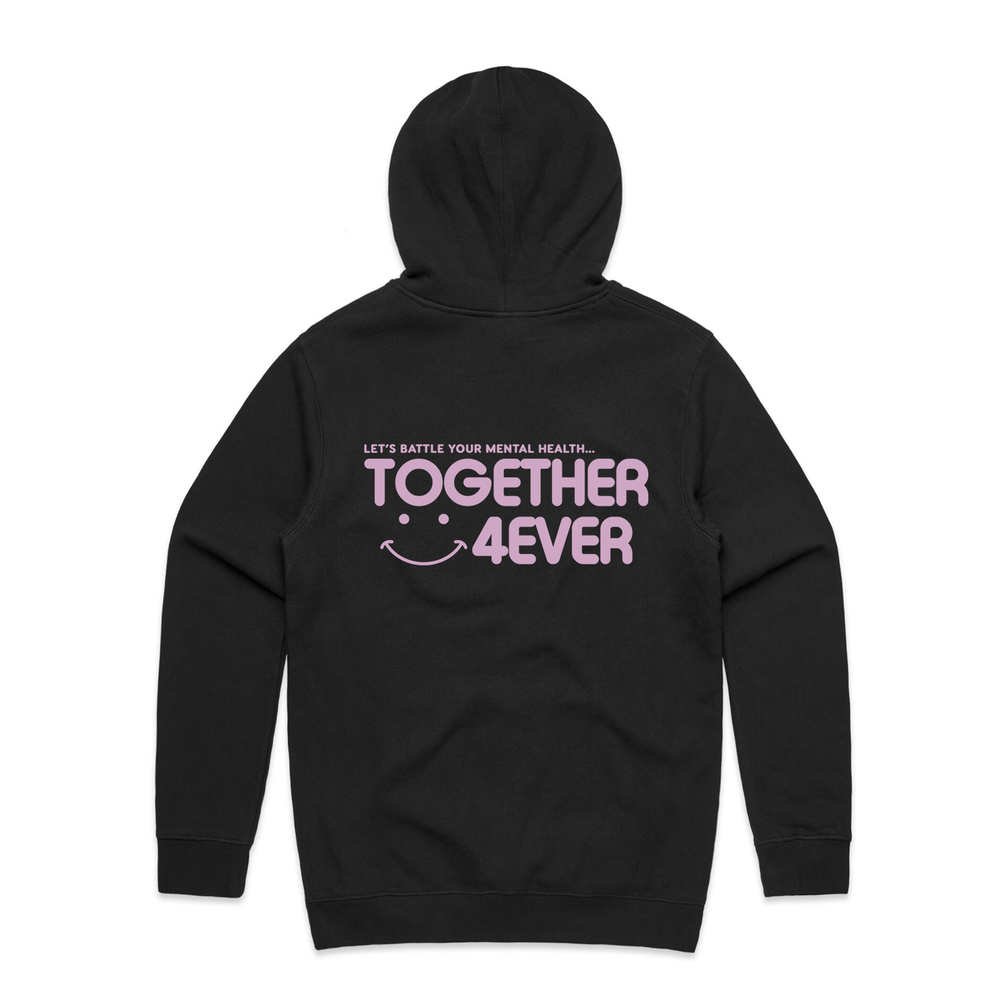 4EVER HOODIE - BLACK x PINK