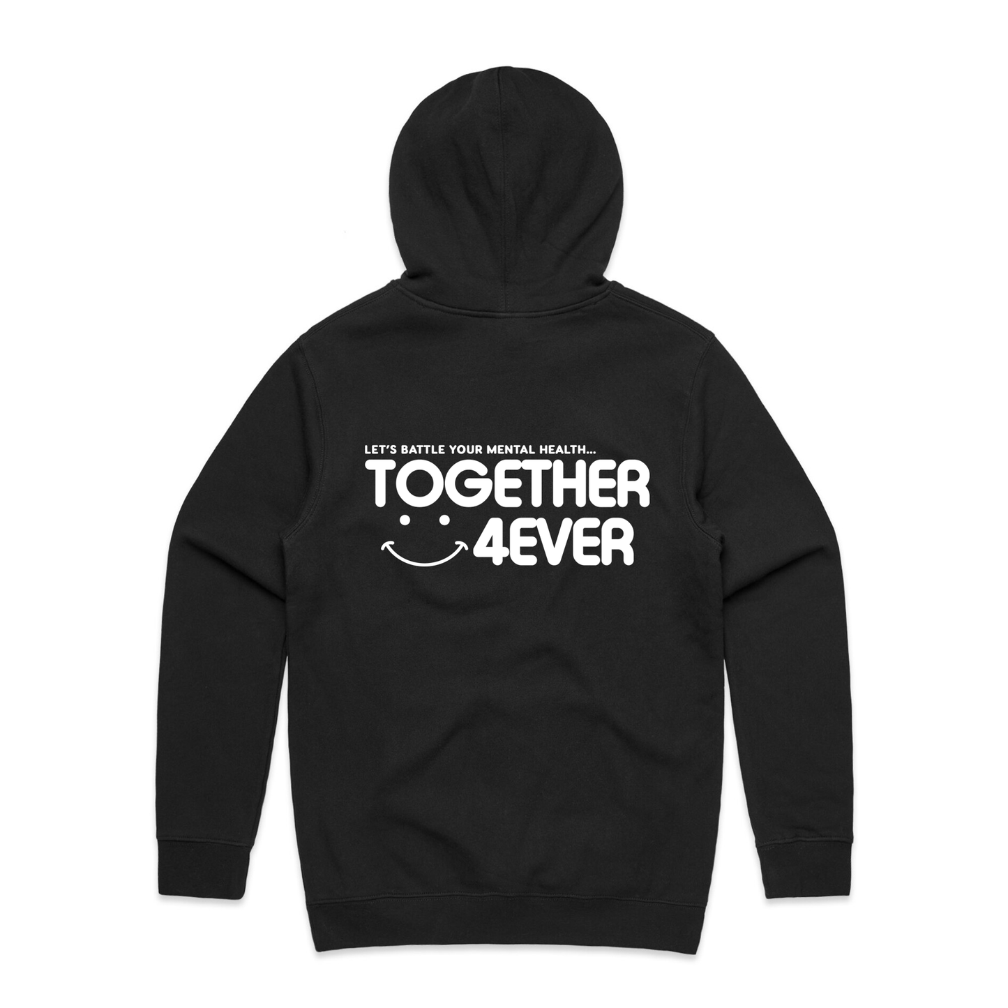 4EVER HOODIE - BLACK x WHITE