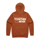4EVER HOODIE - COPPER x WHITE