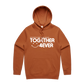 4EVER HOODIE - COPPER x WHITE