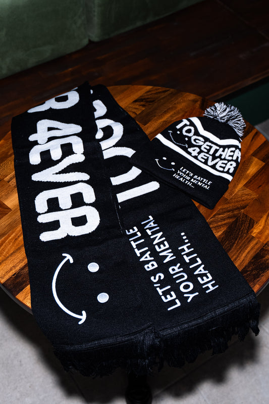 4EVER SCARF - BLACK & WHITE