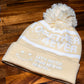 4EVER BEANIE - TAN & WHITE
