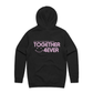 4EVER HOODIE - BLACK x PINK