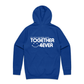 4EVER HOODIE - BRIGHT ROYAL x WHITE