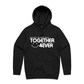 4EVER HOODIE - BLACK x WHITE