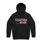 4EVER HOODIE - BLACK x PINK